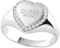 Guess Romantikus acél gyűrű Fine Heart JUBR01430JWRH 52 mm
