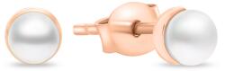 Brilio Elegáns rózsaszín arany fülbevaló gyönggyel EA981RAU - vivantis