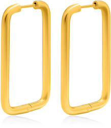 Troli Jellegzetes téglalap alakú fülbevaló, aranyozott acélból VAAXF546G - vivantis