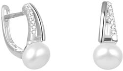 Beneto Elegáns ezüst fülbevalók valódi édesvízi gyöngyökkel AGUC2262P - vivantis