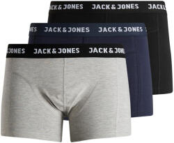 Jack&Jones 3 PACK - férfi boxeralsó JACANTHONY 12160750 Black - Blue nights - LGM XL