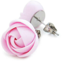 Troli Rózsaszín fülbevaló kisebb virágokkal - vivantis