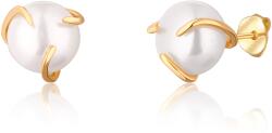 JwL Luxury Pearls Divatos aranyozott fülbevaló folyami gyönggyel JL0737 - vivantis