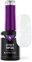 Perfect Nails Flakes Effect Fényzselé - White Flakes