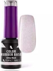Perfect Nails Color Rubber Base Gel - Színezett Alapzselé 4ml - Glitter Blush