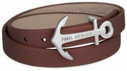 Paul Hewitt Dupla bőr karkötő horgonnyal PH-WB-S-1 42 cm