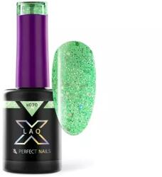 Perfect Nails LacGel LaQ X Gél Lakk 8ml - Green X070 Sparkle
