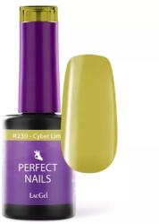 Perfect Nails LacGel #230 Gél Lakk 8ml - Cyber Lime - Top Model