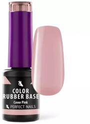 Perfect Nails Color Rubber Base Gel - Színezett Alapzselé 4ml - Cover Pink