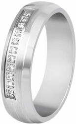 Beneto Exclusive Beneto Női acél gyűrű kristállyal SPD03 49 mm