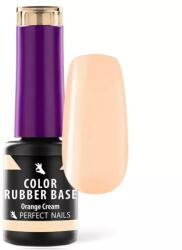 Perfect Nails Color Rubber Base Gel - Színezett Alapzselé 4ml - Orange Cream