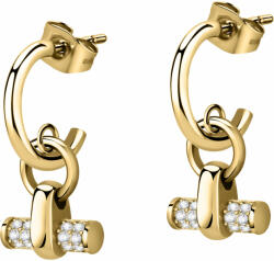 Morellato Aranyozott kerek fülbevalók medálokkal Abbraccio SAUC05