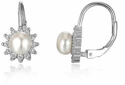 MOISS Bájos ezüst fülbevaló gyöngyökkel és cirkónium kővel EP000178 - vivantis