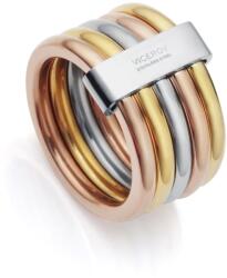 Viceroy Luxus tricolor acél gyűrű Chic 75305A01 52 mm