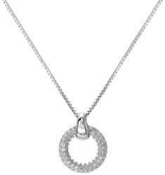 Hot Diamonds Csillogó ezüst nyaklánc gyémánttal és topázzal Forever DP901 (lánc, medál) - vivantis