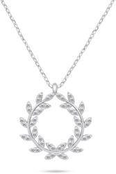 Brilio Silver Gyönyörű ezüst nyaklánc cirkónium kövekkel NCL120W - vivantis