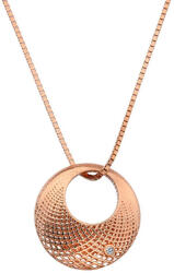 Hot Diamonds Gyönyörű bronz nyaklánc gyémánttal Quest DP834 (lánc, medál) - vivantis