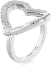 Calvin Klein Romantikus acél gyűrű Heart 35000439 56 mm