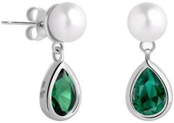 Preciosa Elegáns ezüst fülbevaló igazgyönggyel Pure Pearl 5337 66