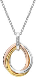 Hot Diamonds Tricolor nyaklánc gyémánttal Trio Teardrop RG DP780 (lánc, medál) - vivantis