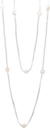 JwL Luxury Pearls Hosszú nyaklánc fehér igazgyöngyökből JL0427 - vivantis