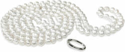 JwL Luxury Pearls Hosszú nyaklánc fehér igazgyöngyökből JL0076 - vivantis