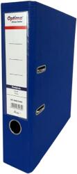 Optima Biblioraft A4, plastifiat PP/PP, margine metalica, 75 mm, Optima Premium - albastru (OP-50057502) - vexio