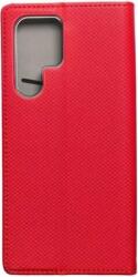 Magnet Samsung Galaxy S22 Ultra mágneses Flip tok - Piros
