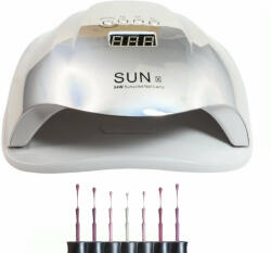  Sun X UV/LED műkörmös lámpa - Shiny silver (2001030217)