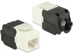 Delock Keystone Module RJ45 jack > LSA Cat. 6A UTP white (86266)