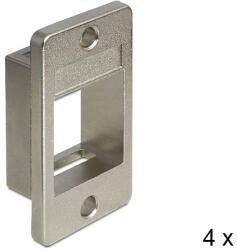 Delock Keystone Mounting for enclosures 4 pieces (86413)