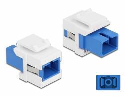Delock Keystone modul SC Simplex aljzat - SC Simplex aljzat kék / fehér (86714) - dellaprint