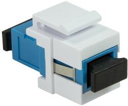 LogiLink Keystone Coupler Fibre SC-Simplex Singlemode, blue/white (NK0034)