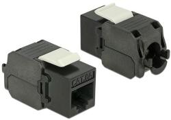 Delock Keystone Module RJ45 jack > LSA Cat. 6A UTP black (86267)