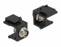 Delock Keystone modul, FC Simplex hüvely > hüvely fekete (86851)