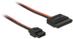 Delock SATA-tápkábel 15 tűs csatlakozóhüvellyel > Slim SATA-tápcsatlakozó 6 tűs csatlakozóhüvellyel, (84857)