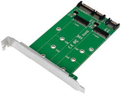 LogiLink 2x SATA 2x M. 2 SATA SSD adapter (PC0086) - dellaprint