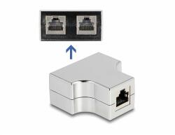 Delock RJ45 Splitter / T Adapter 1 db. RJ45 anya - 2 db. RJ45 anya Cat. 5e STP (87860)