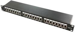 LogiLink Cat. 6 Patch Panel 24-Port 19" STP, black, PrimeLine (NP0048)