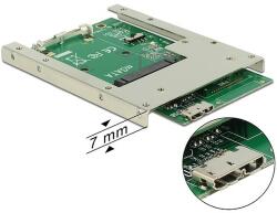Delock USB3.0 - mSATA átalakító 2.5" / 7mm beépítőkerettel (62468)