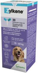 Vétoquinol 2x30db Zylkene kapszula (> 30 kg) 450 mg étrend-kiegészítő kutyáknak