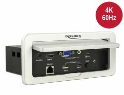 Delock Multi-AV - HDMI átalakító 4K 60 Hz asztali tartóban (87733)