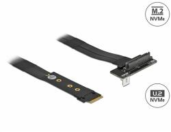 Delock M. 2 kulcs M - U. 2 SFF-8639 NVMe adapter hajlított 20 cm hosszú kábellel (64135)