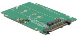 Delock 2.5 -os átalakító U. 2 SFF-8639 > M. 2 NGFF NVMe M aljzat (62710)