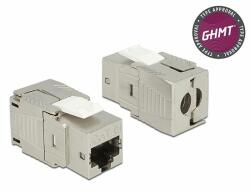 Delock Keystone modul, RJ45-aljzat Cat. 8 szerszám nélkül szerelhető (86488)