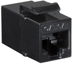 LogiLink Keystone Coupler Cat. 6A UTP, 2xRJ45, black (NK4014)