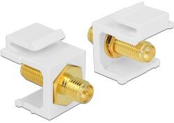 Delock Keystone modul RP-SMA aljzat > RP-SMA aljzat csatlakozókkal (86356) - dellaprint