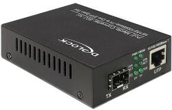 Delock PoE+ Media Converter 10/100/1000Base-T to SFP (86180)