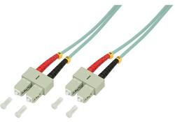LogiLink Fibre Patch Cord OM3 SC-SC 3, 0m Duplex (FP3SC03)