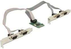 Delock MiniPCIe modul I/O PCIe teljes méret 4 x soros RS-232 (95243) - dellaprint